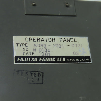 Fujitsu Fanuc A05B-2001-C121 Robot Teach Pendant Operator Panel with Long Cable
