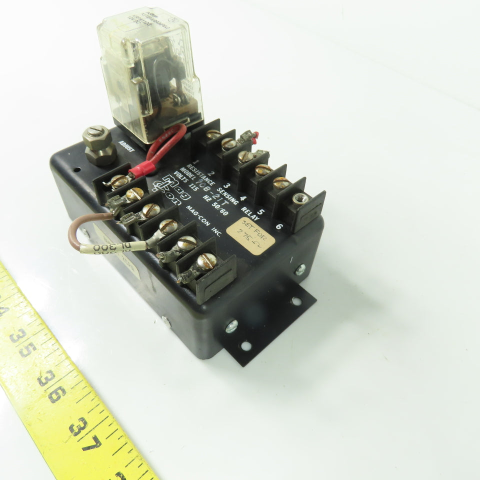 Mag-Con Inc. 70B-21T Resistance Sensing Relay 115V 50/60Hz