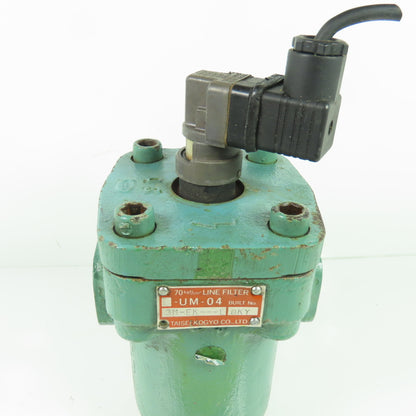 Taisei Kogyo UM-04 Line Filter 70kgf/cm2 W/ Indicator