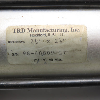 TRD Manufacturing 2-1/2" Stroke 2-1/2" Bore Double Acting Air Cylinder
