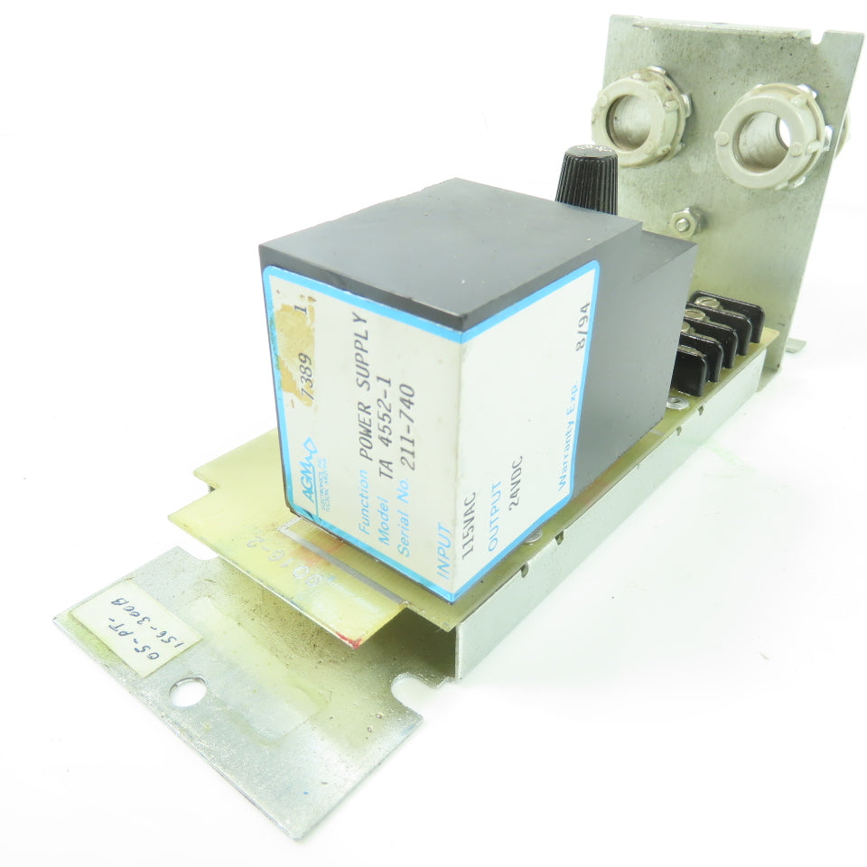 AGM Electronics 211-740 TA-4552-1 Power Supply Module 115VAC Input 24VDC Output