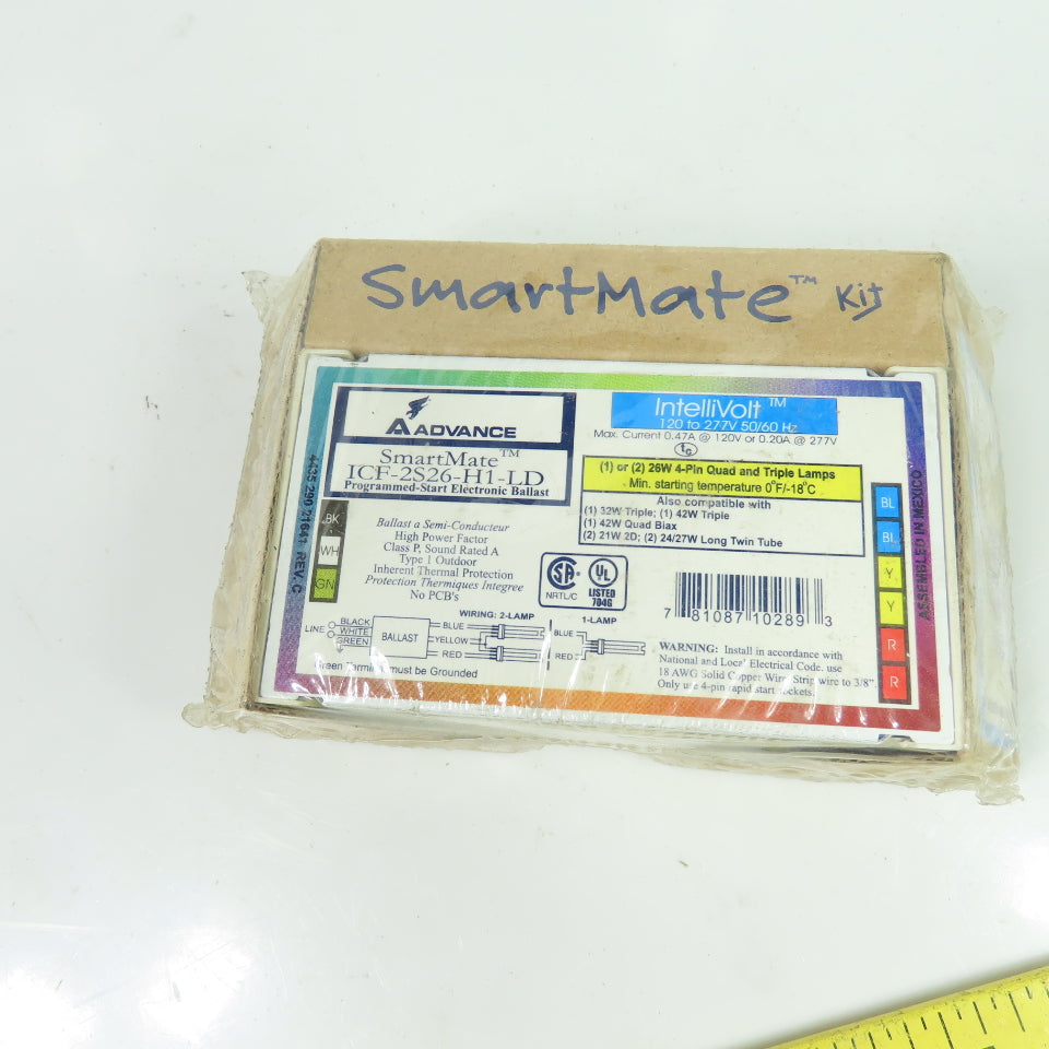 Advance ICF2S26H1LDK ICF-2S26-H1-LD SmartMate Electronic Ballast Kit 120-277V