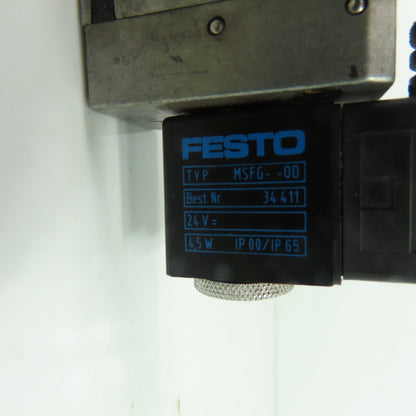 Festo 8313 MOFH-3-1/4-SA 3/2 Solenoid Valve 1/4" Port 24VDC