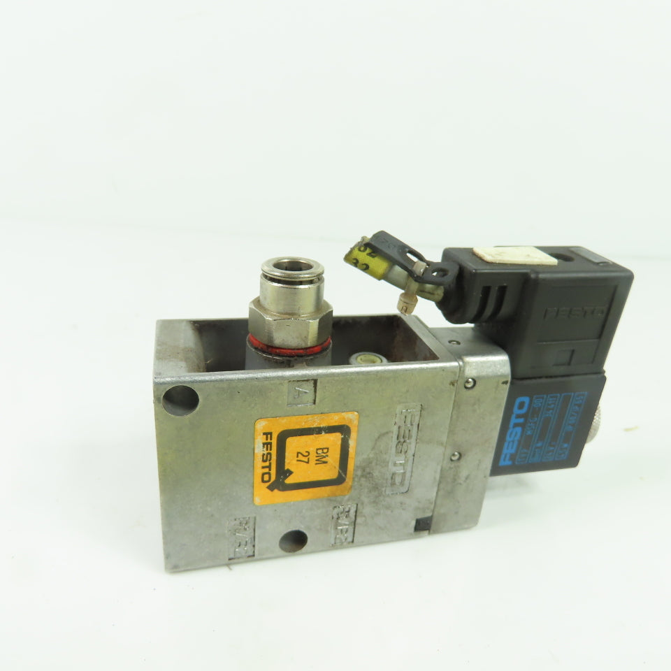 Festo 8313 MOFH-3-1/4-SA 3/2 Solenoid Valve 1/4" Port 24VDC