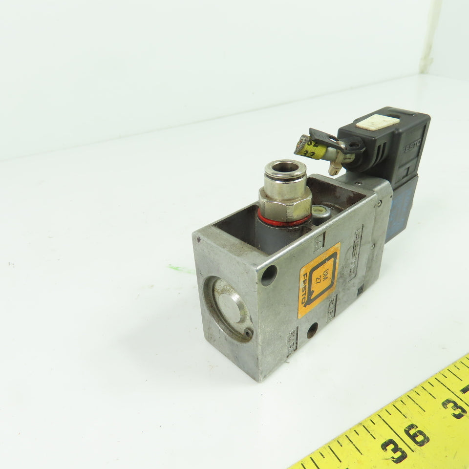 Festo 8313 MOFH-3-1/4-SA 3/2 Solenoid Valve 1/4" Port 24VDC
