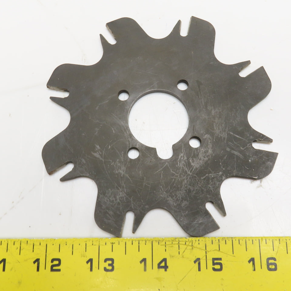 Valenite VSC 5 .188 1.250K 5" Slotting Mill Slot Cutter 1.250" Arbor 630RPM