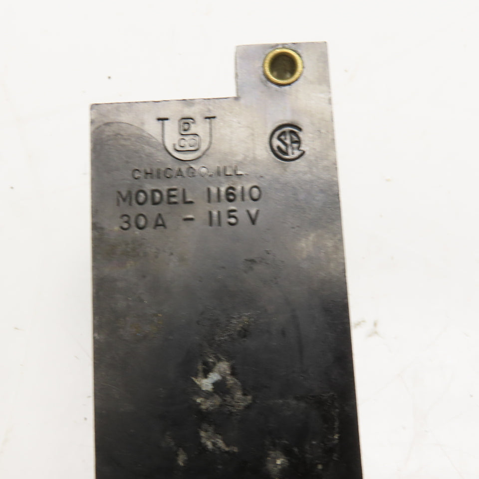 USD Co. 11610 25A 115V 40 Position Male Spade Terminal Block