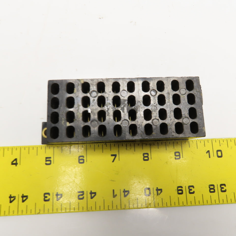 USD Co. 11610 25A 115V 40 Position Male Spade Terminal Block