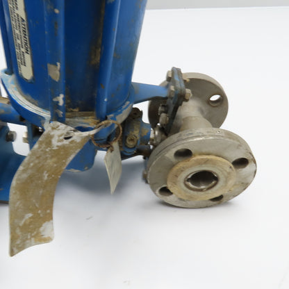 Kentrol P-2000 1" Flange Mount Stainless Steel Ball Valve Pneumatic Actuator