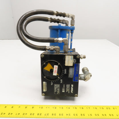 Kentrol P-2000 1" Flange Mount Stainless Steel Ball Valve Pneumatic Actuator