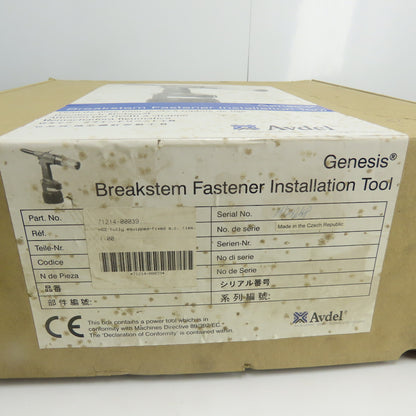 Avdel 71214-00039 Genesis nG2 Breakstem Fastener Installation Tool