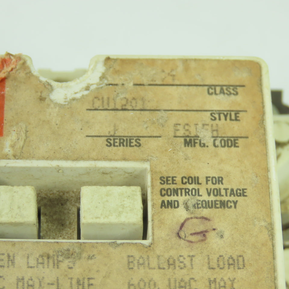 Federal Pacific Electric ES15H CU1201 3-Pole Lighting Contactor 120V Coil 770A