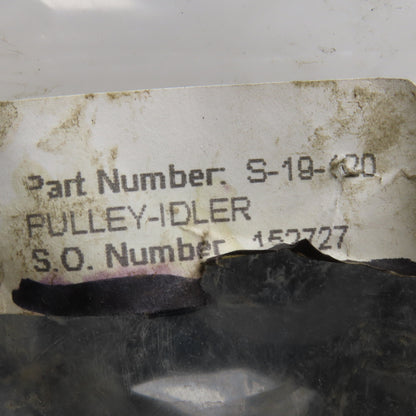 S-19-120 1-3/8" OD Crowned Face Idler Pulley 1.200"W 1.03" Bore