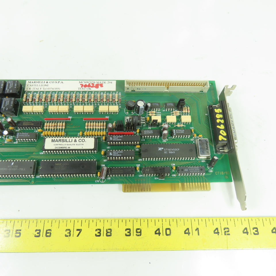 Marsilli & Co S.p.A. MATR. 294 MCSPC02B Industrial Control Circuit Board PCB