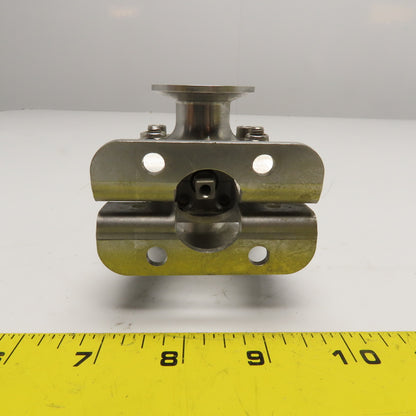 Keystone F250 1" Tri Clamp Sanitary Stainless Steel Butterfly Valve