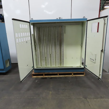 72" x 72" x 18" Free Standing Electrical Enclosure W/Backplate Dual Door