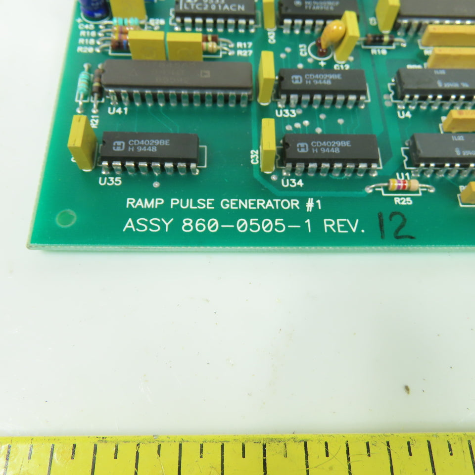 Rofin 860-0505-1 Ramp Pulse Generator #1 Circuit Board PCB Rev 12