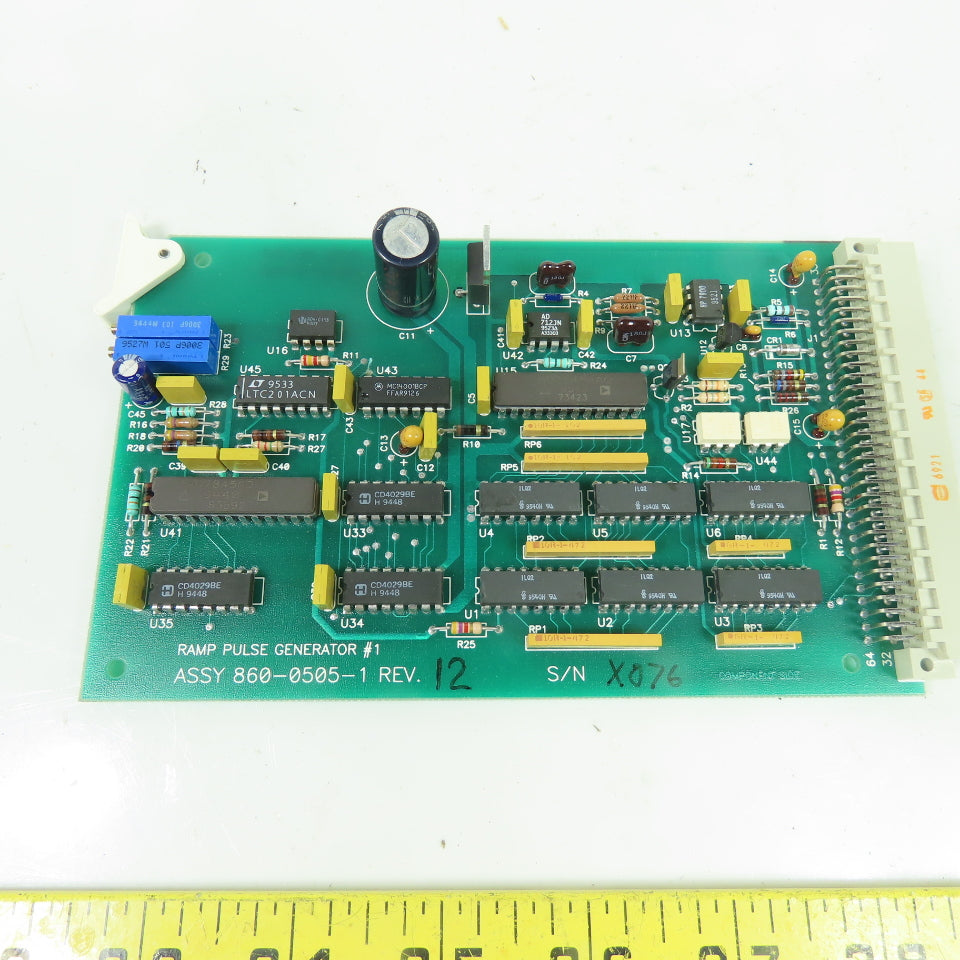 Rofin 860-0505-1 Ramp Pulse Generator #1 Circuit Board PCB Rev 12