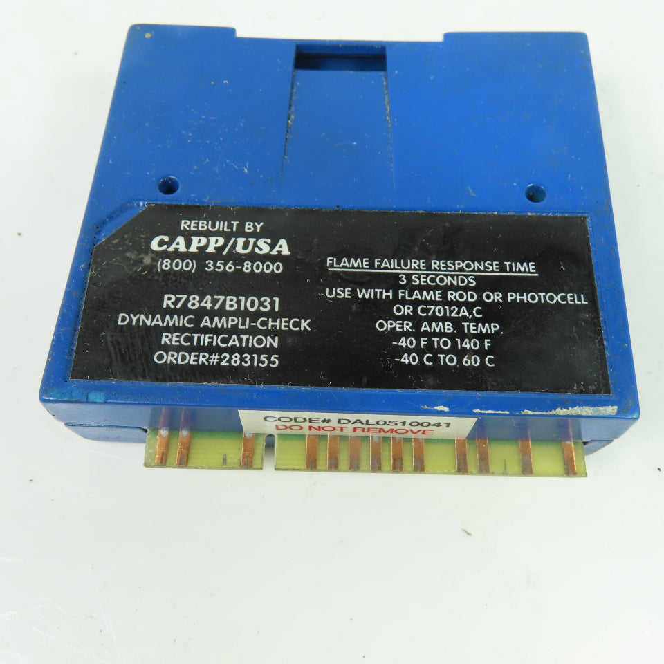Honeywell R7847B1031 Dynamic Ampli-Check Rectification Flame Amplifier