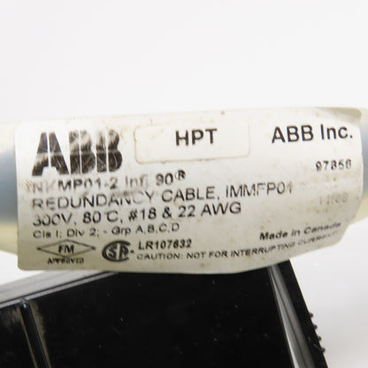 ABB NKMP01-2 Infl 90 Redundancy Cable IMMFP01 300V 30"