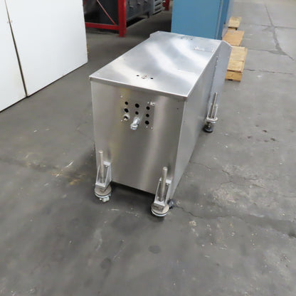 40" x 18" x 24" H Stainless Steel Electrical Cabinet W/ Casters & Levelers