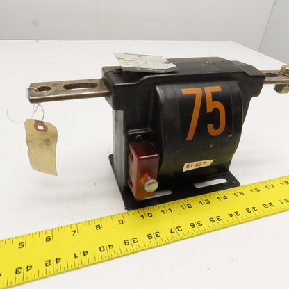 Westinghouse ECT-5 254A586G07 Current Transformer 75:5A Ratio