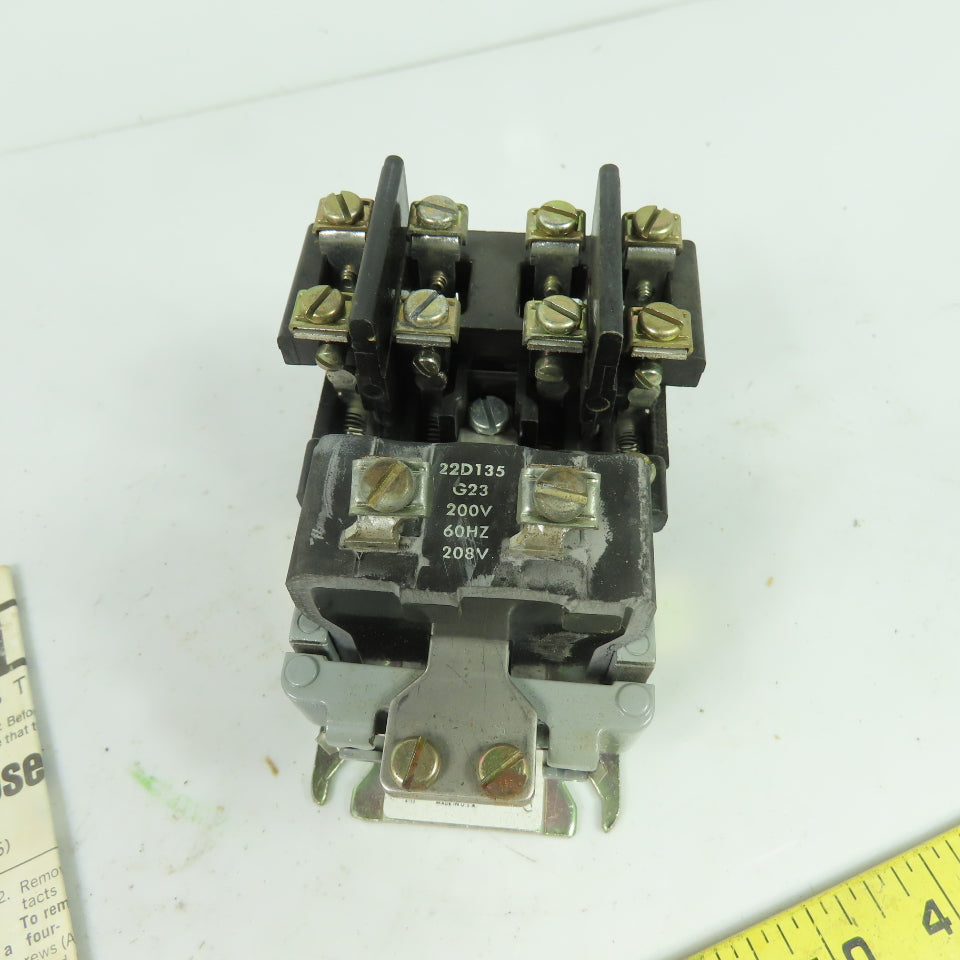 General Electric CR2810A14AC Machine Tool Relay 10A 600V 208V Coil NEW