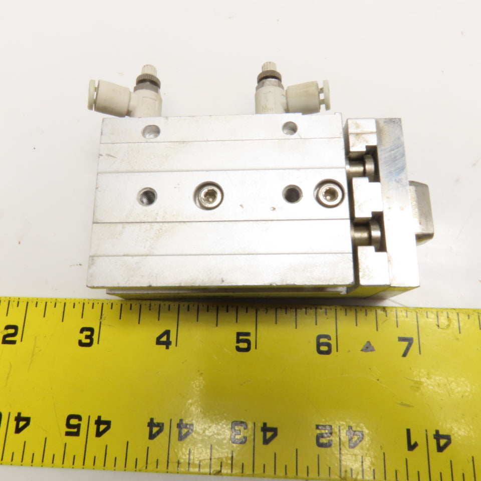 SMC MXS12-10 12mm Bore 10mm Stroke Air Slide Table Lot Of 4