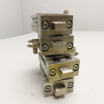 SMC MXS12-10 12mm Bore 10mm Stroke Air Slide Table Lot Of 4