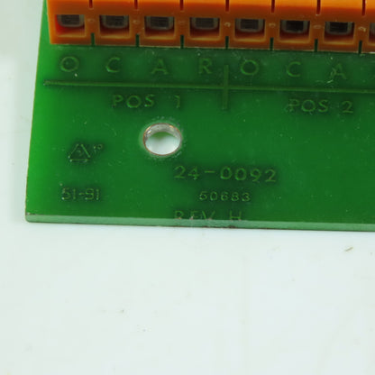 GasTech 24-0092 Carbon Monoxide CO Gas Detector Control Board W/ Meter