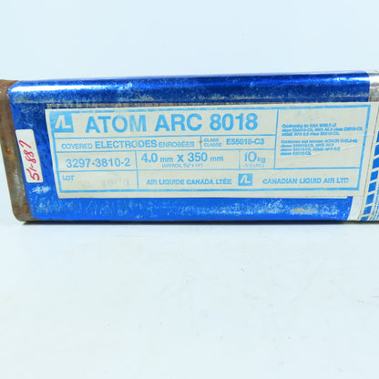 Air Liquide 3297-3810-2 Atom Arc 8018 Welding Electrodes 4.0mm x 350mm 22 Lbs.