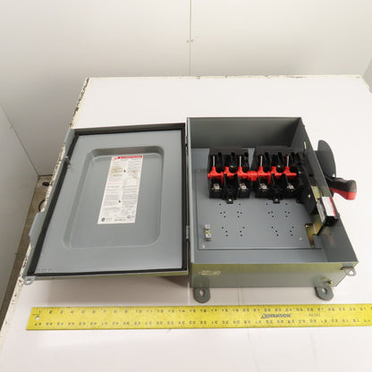 Square D HU461AWKEI 30A Non Fusible Safety Disconnect Switch 600VAC 4-Pole
