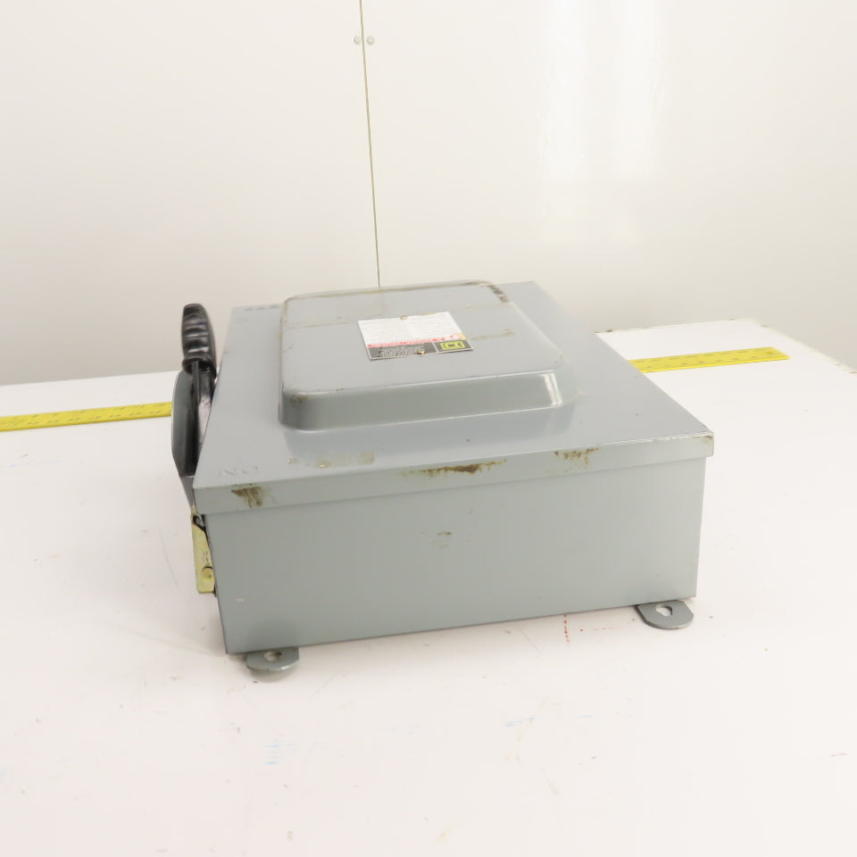 Square D HU461AWKEI 30A Non Fusible Safety Disconnect Switch 600VAC 4-Pole