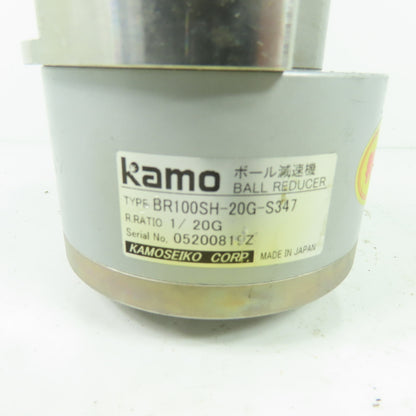 Kamo Seiko Corp BR100SH-20G-S347 Ball Reducer 14mm Input Shaft 20mm Output