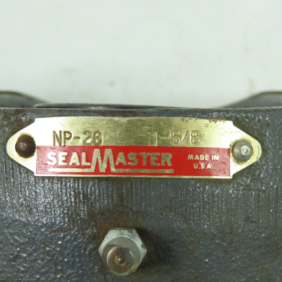Sealmaster NP-26 2-Bolt Pillow Block Bearing 1-5/8" Bore