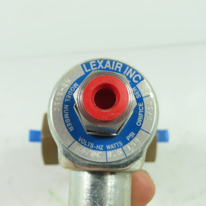 Lexair 03-3036 24VDC Solenoid Operated Valve 150PSI 3/64 Orifice