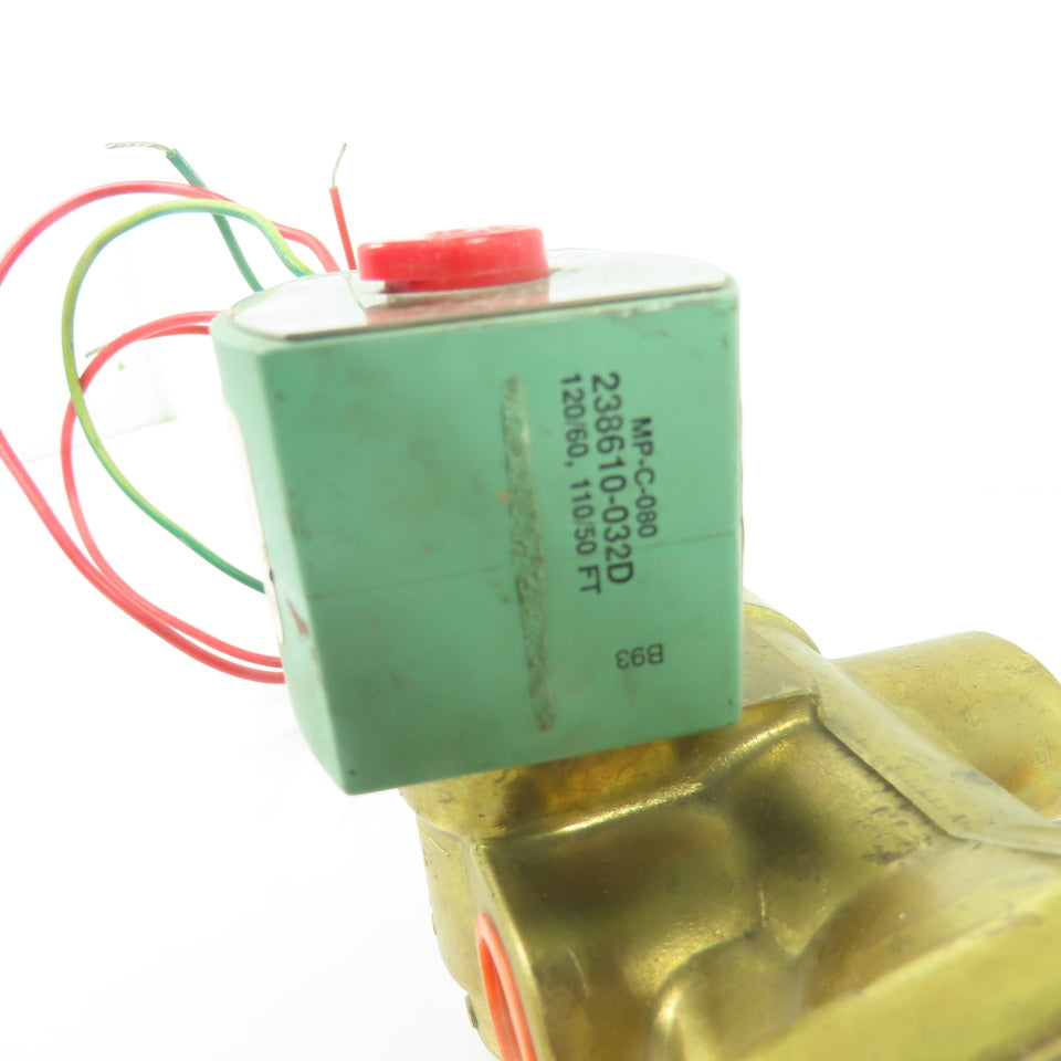 ASCO 8344G74 4-Way Solenoid Valve 1/2" 120V