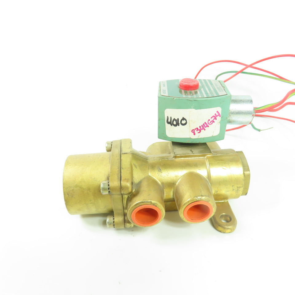 ASCO 8344G74 4-Way Solenoid Valve 1/2" 120V