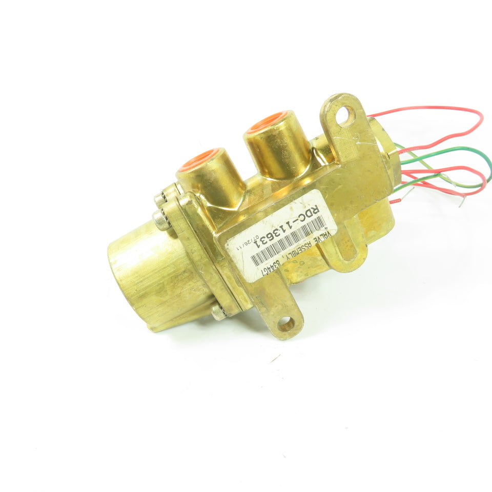 ASCO 8344G74 4-Way Solenoid Valve 1/2" 120V