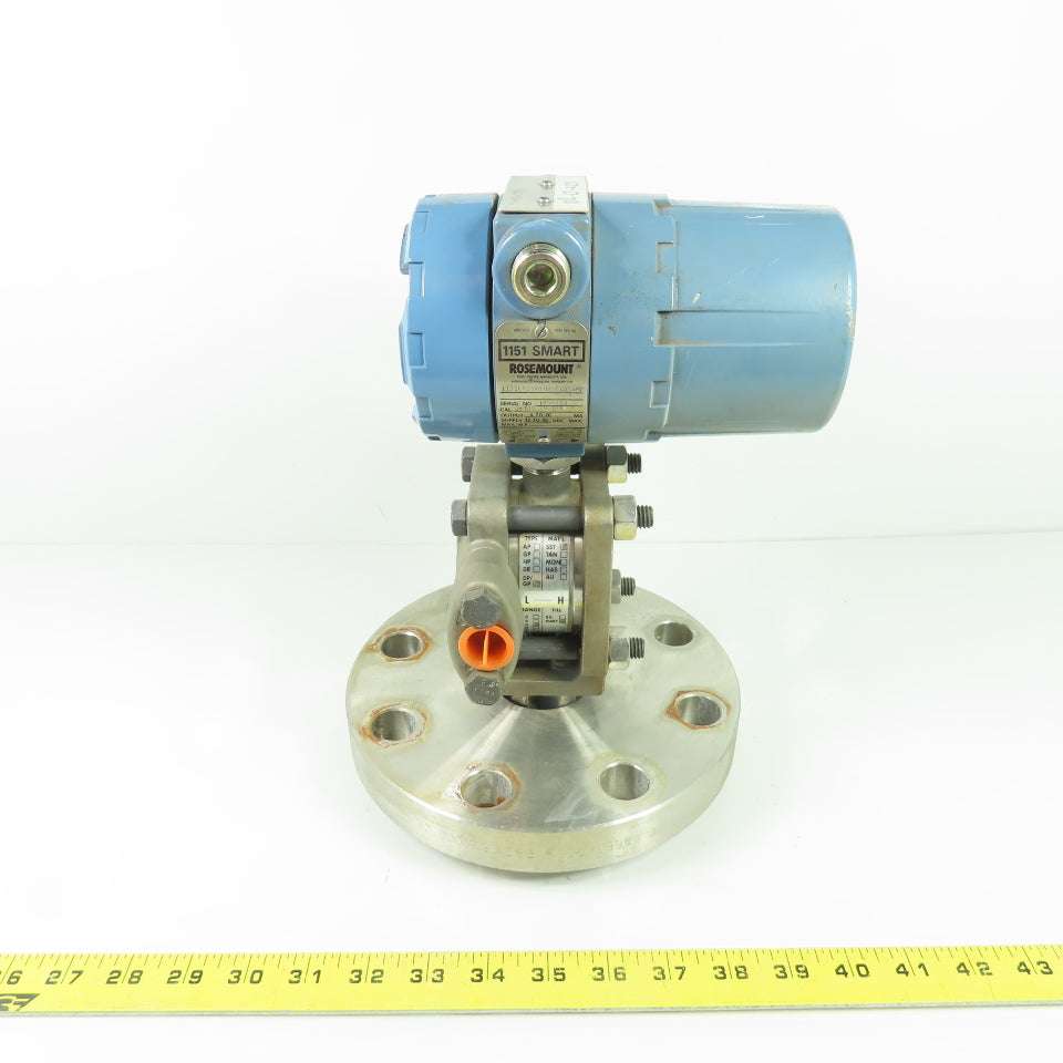 Rosemount 1151LT5SA0H2AFL4M1P2 Smart Alphaline Pressure Transmitter 0-750 IN H2O