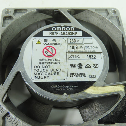 Omron R87F-A6A93HP Axial Cooling Fan 230V 10/9W 50/60Hz