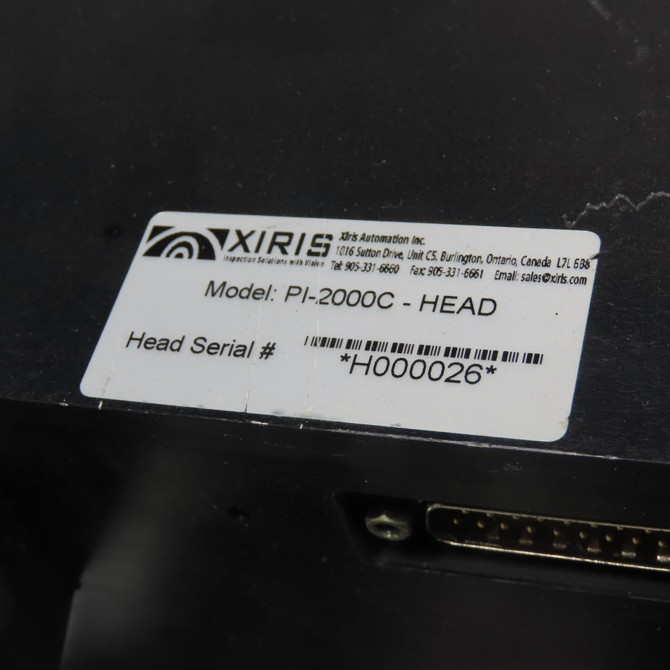 Xiris Automation Inc. PI-2000C - HEAD Industrial Inspection Camera Imaging Head