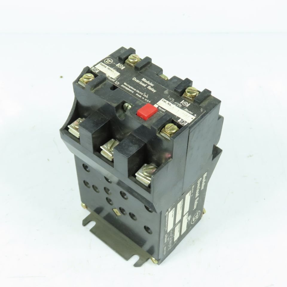 Overload Model Westinghouse 1373D02G34 MORA 1 MAE Modular Overload Relay Model A 600V ...