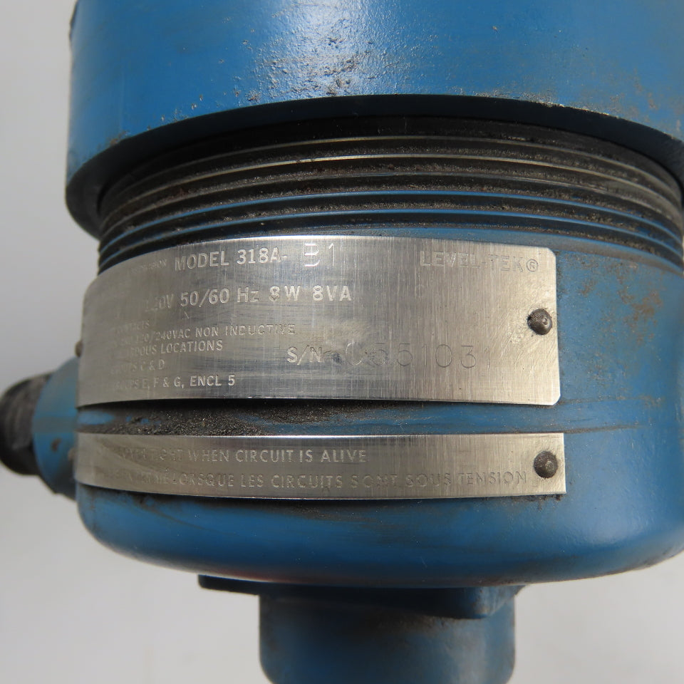 Robertshaw 318A-B1 Level-Tek Level Control 120V 50/60Hz 8W 8VA