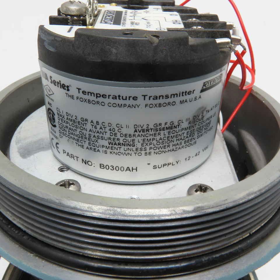 Foxboro 893RA-QFWS003 B0300AH Temperature Transmitter 25-125°F 30VDC