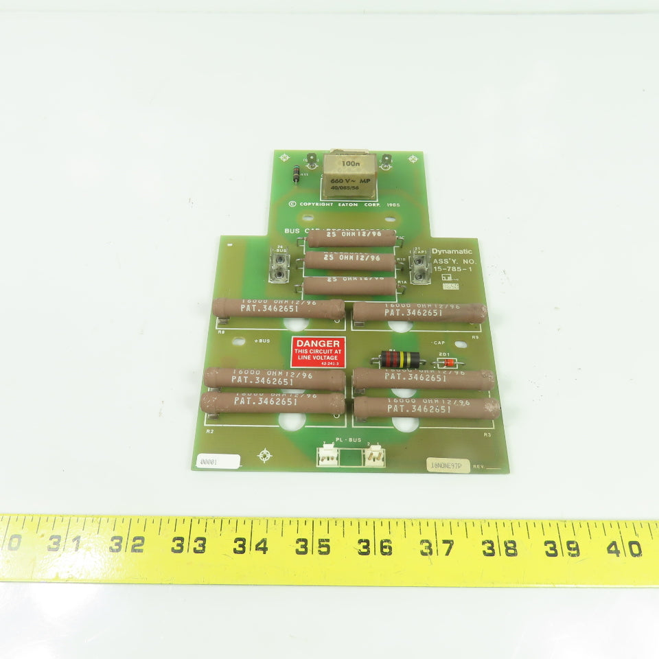 Dynamatic 15-785-1 Bus Cap / Resistor Board – Bullseye Industrial Sales