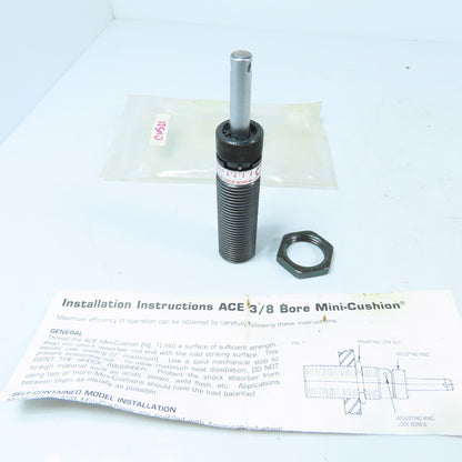 ACE Controls AS 3/8x1 Miniature Adjustable Shock Absorber 3/8" Bore 1" Stroke