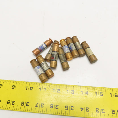 Fusetron FRN-R-5 5A 250V Dual Element Time Delay Current Limiting RK5 Lot Of 10