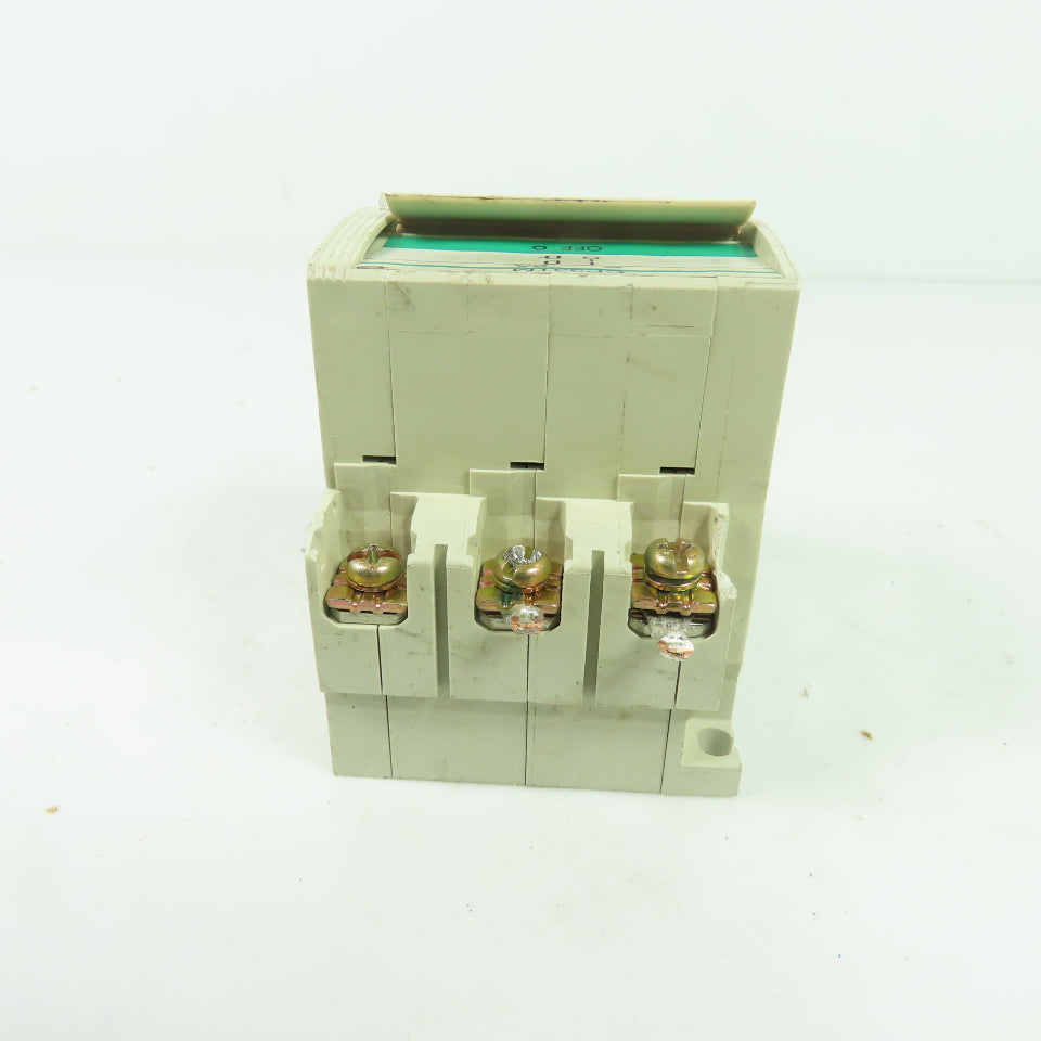 Fuji Electric CP33T-M002 CP33TM/2W 3-Pole Circuit Protector 2A 240VAC