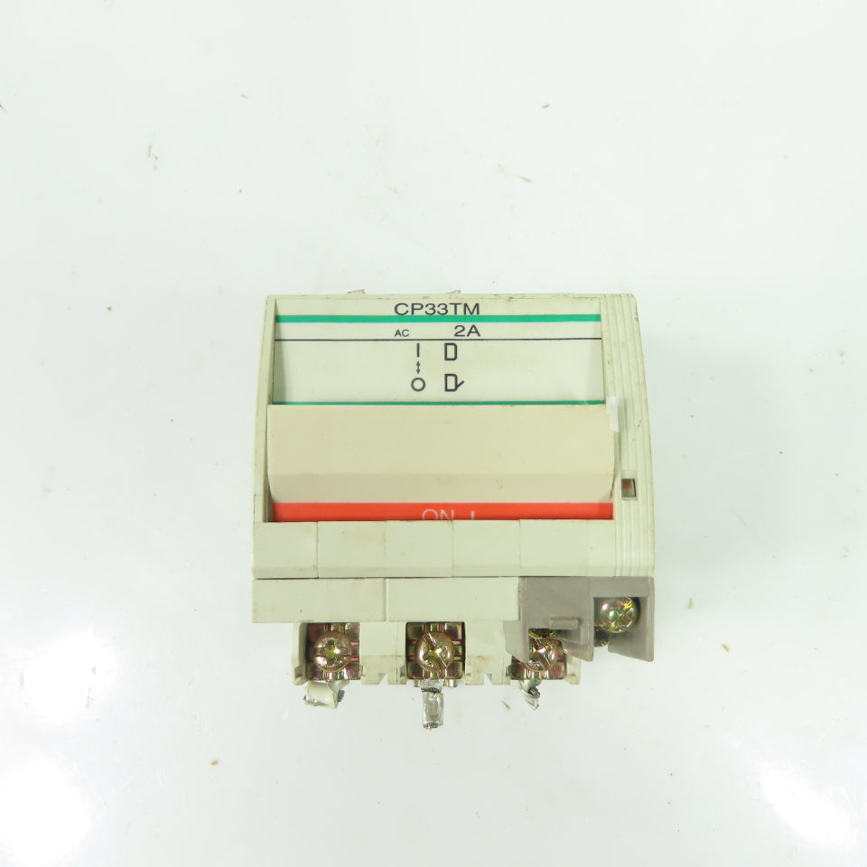 Fuji Electric CP33T-M002 CP33TM/2W 3-Pole Circuit Protector 2A 240VAC
